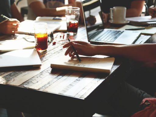 Professionals in overleg tijdens een vergadering in een overheidskantoor